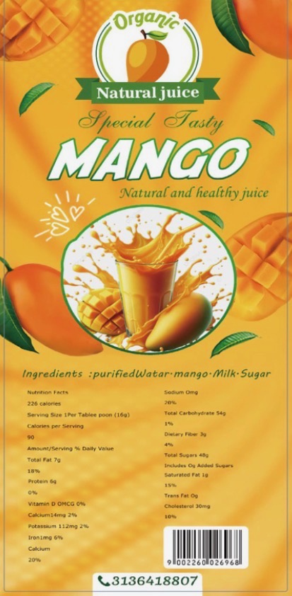 Special Tasty Mango juice
